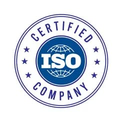 ISO certification badge