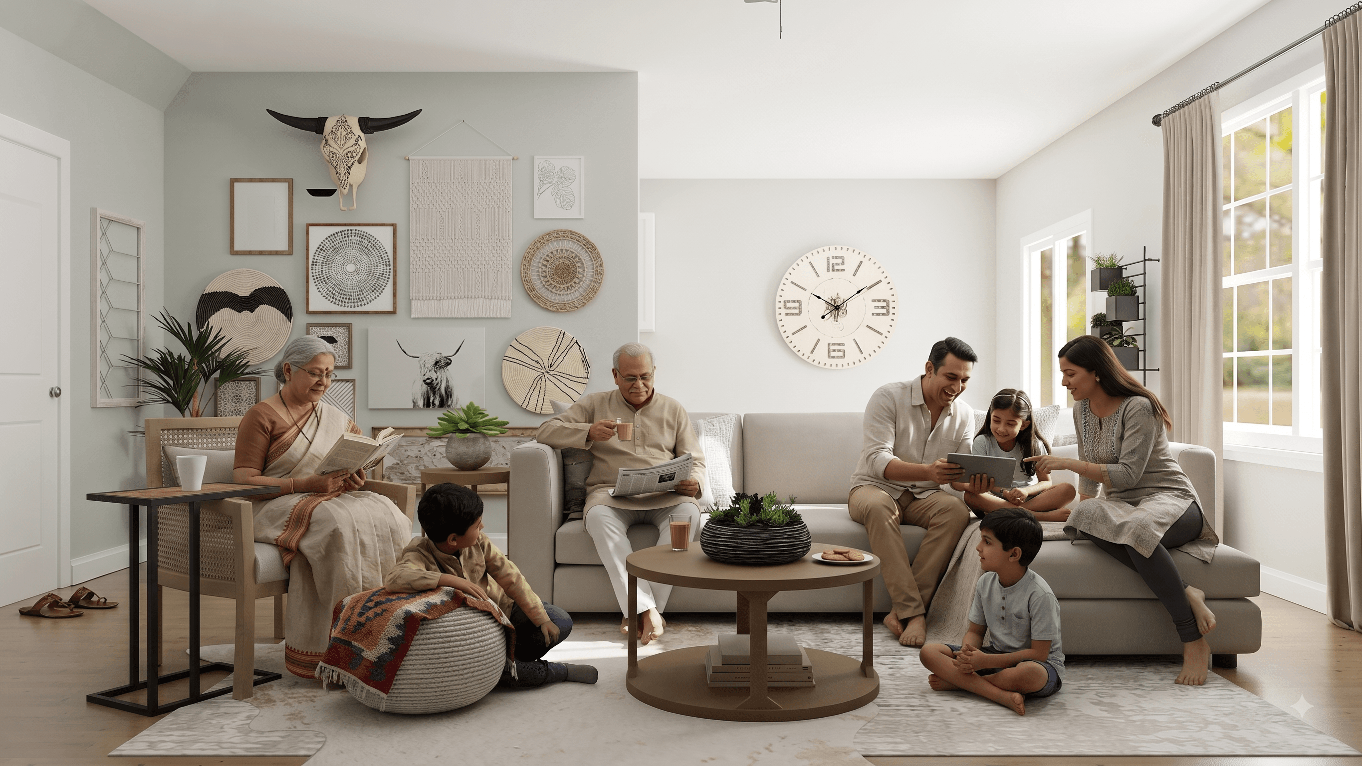 Luxurious, healthy home interior — O2Cure residential air purification