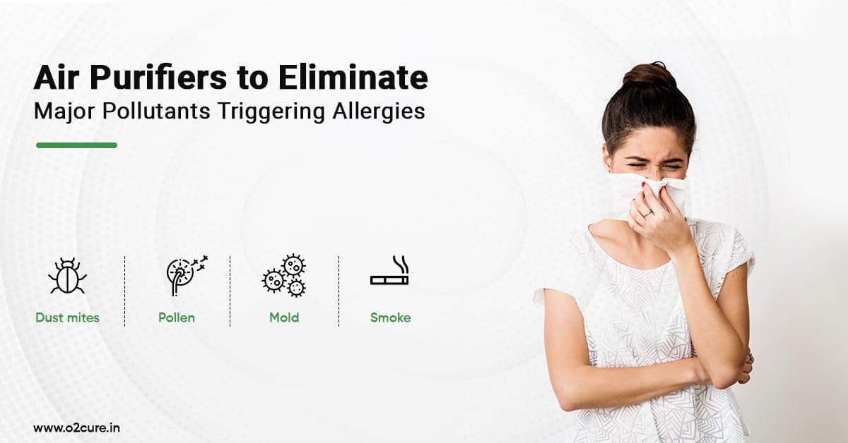 Person suffering from allergies — indoor air quality guide