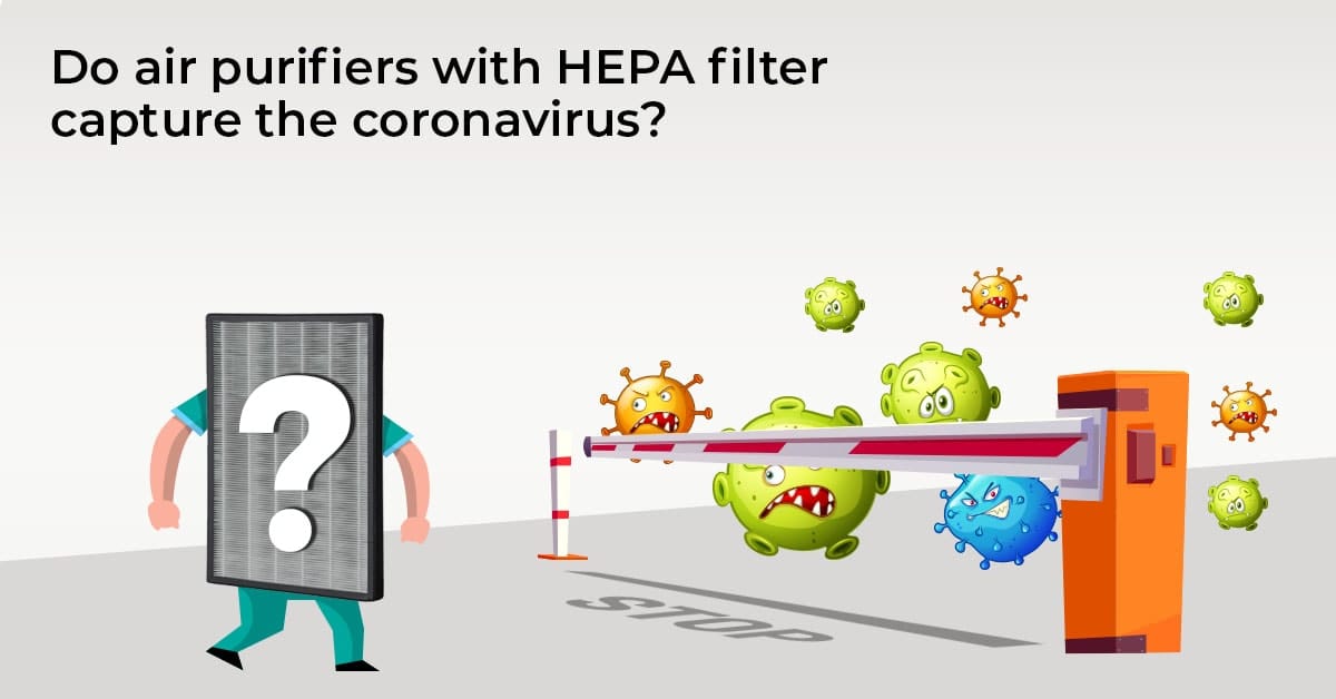 HEPA filter cross-section — air purification science