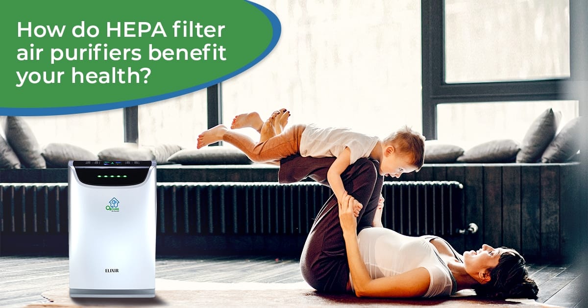 Person breathing clean air — health benefits of HEPA filtration