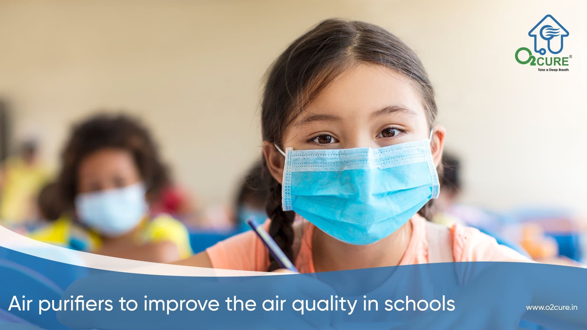 Modern classroom with clean indoor air — student health and performance