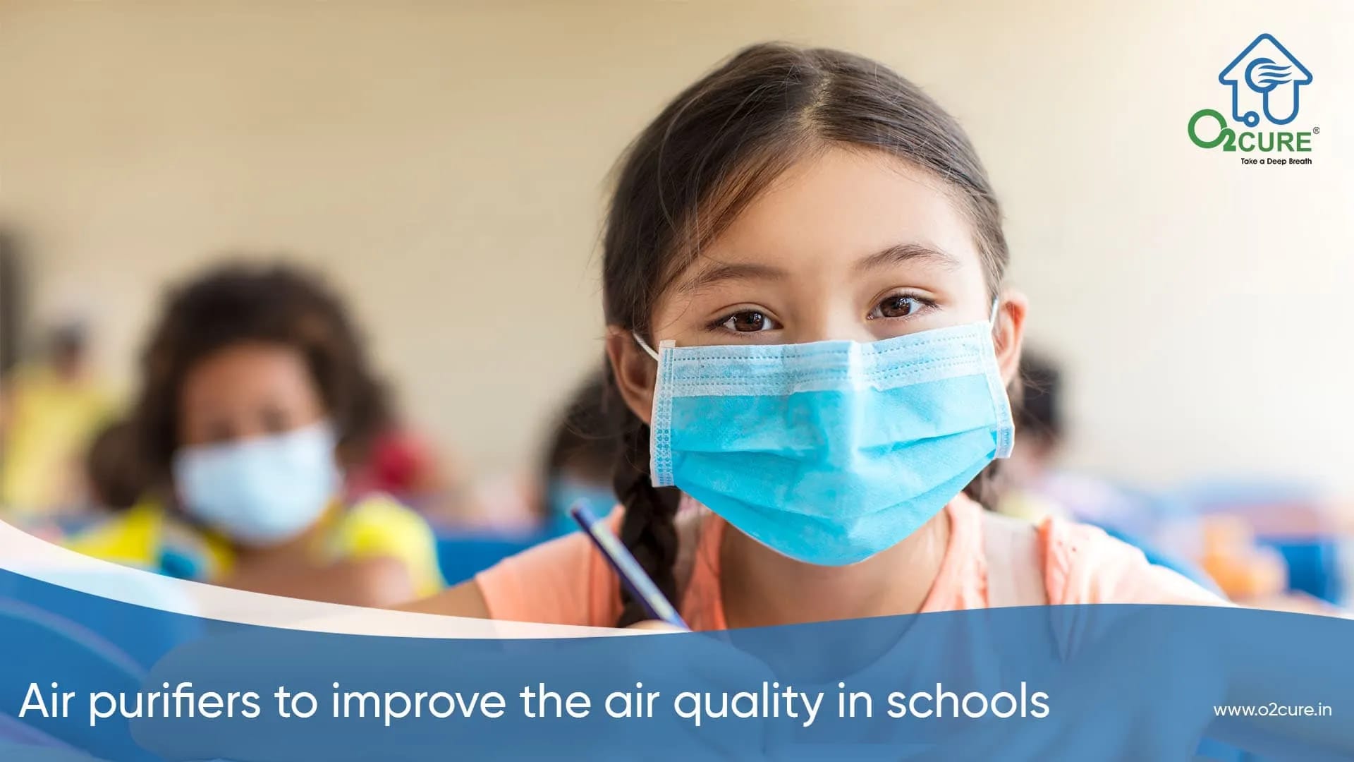 Modern classroom with clean indoor air — student health and performance