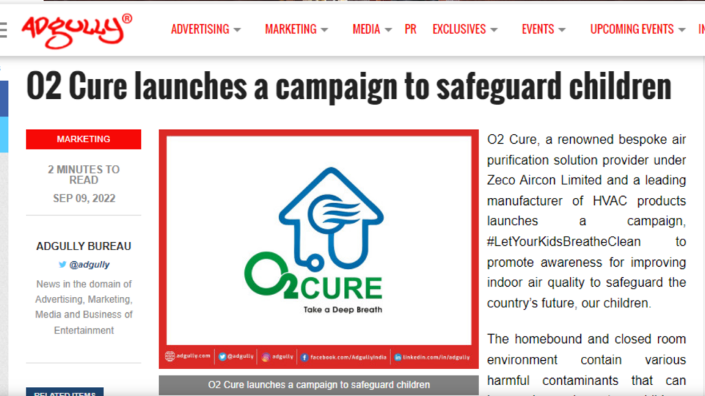 Our Online Presense - O2cure